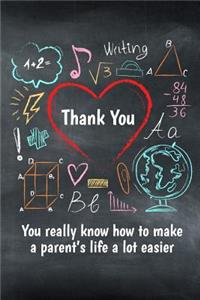 Thank you You really know how to make a parent's life a lot easier