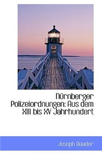 N Rnberger Polizeiordnungen