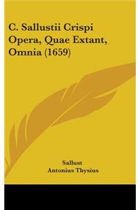 C. Sallustii Crispi Opera, Quae Extant, Omnia (1659)