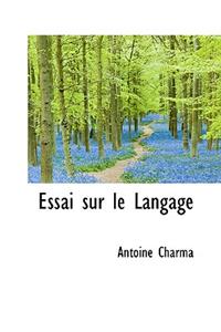 Essai Sur Le Langage