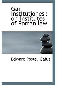 Gai Institutiones