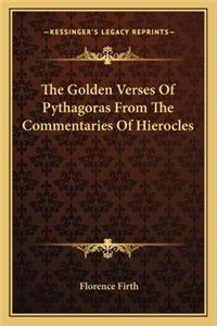 Golden Verses of Pythagoras from the Commentaries of Hierocles