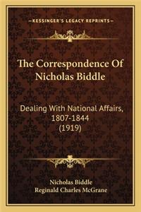 Correspondence of Nicholas Biddle