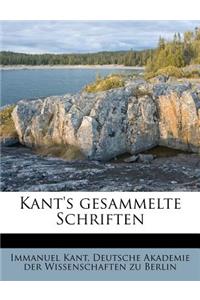 Kant's Gesammelte Schriften