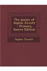 The Poems of Sophie Jewett