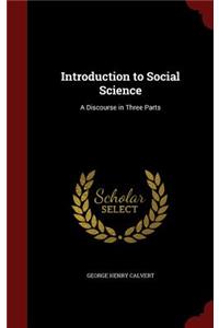 Introduction to Social Science