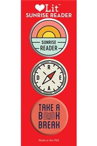 Sunrise Reader 3-Button Assortment