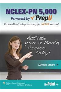 Lww NCLEX-PN 5000 Prepu; Plus Lww Docucare Six-Month Access Package