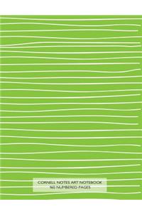 Cornell Notes Inspirational Notebook 160 Numbered Pages