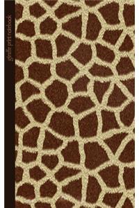 Giraffe Print Notebook