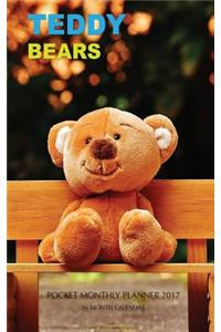 Teddy Bears Pocket Monthly Planner 2017