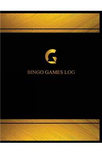 Bingo Games Log (Log Book, Journal - 125 pgs, 8.5 X 11 inches)