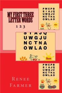 My First Three Letter Words
