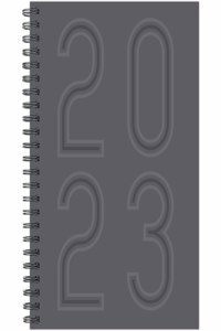 Classic Charcoal 2023 8.5 X 11 Softcover Weekly Planner