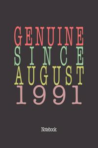 Genuine Since August 1991