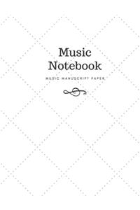 Blank Sheet Music Notebook
