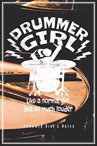 Drummer Girl - Drummer Girl's Notes