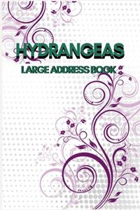 Hydrangeas Large Address Book