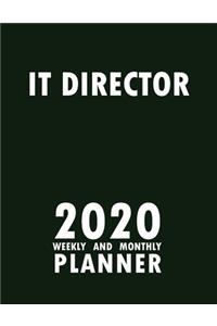 IT Director 2020 Weekly and Monthly Planner