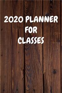 2020 Planner for Classes