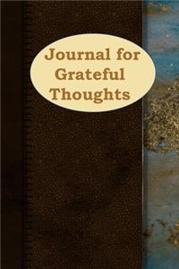 Journal for Grateful Thoughts
