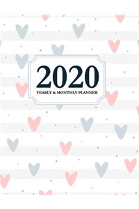 2020 Yearly and Monthly Planner