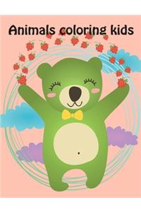 Animals coloring kids