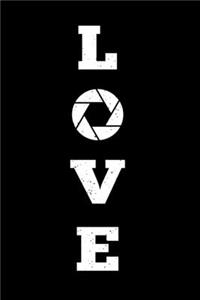 LOVE Photography Photographer Notebook