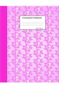 Lotus Flower Composition Notebook