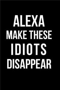 Alexa Make These Idiots Disappear