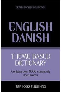 Theme-based dictionary British English-Danish - 9000 words