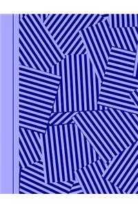 Blue Modern Abstract Geometric