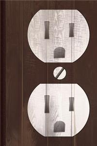 Electrical Outlet Costume Journal Notebook