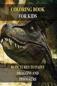 Coloring Book for Kids - How to Draw Prehistoric Animals? Learn to Paint Dragons and Dinosaurs