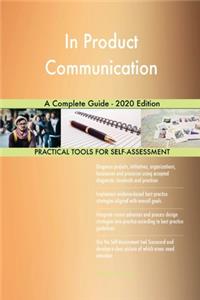 In Product Communication A Complete Guide - 2020 Edition