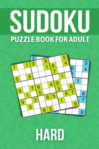Sudoku puzzle book for adults hard