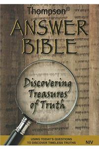 Thompson Answer Bible-NIV: Discovering Treasures of Truth