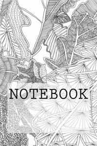 Notebook: Autumn Leaves, Rydal Water, Lake District. Dotted (6 X 9): Dotted Paper Notebook