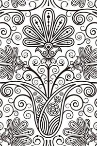 Floral Pattern - Color My Cover Journal