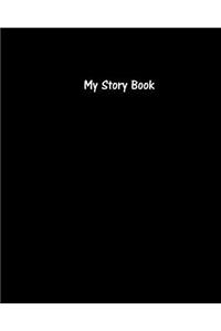 My Story Book - Create Your Own Picture Book with Black Cover