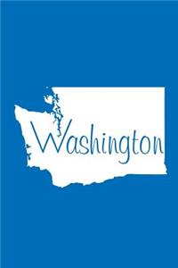 Washington - Cobalt Blue Lined Notebook with Margins