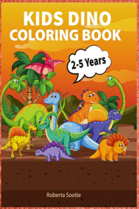 Kids Dino Coloring Book