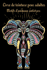 Livre de coloriage d'animaux mandalas pour adultes