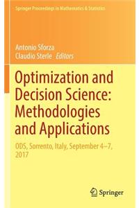 Optimization and Decision Science: Methodologies and Applications