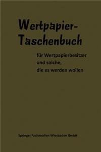 Wertpapier Taschenbuch