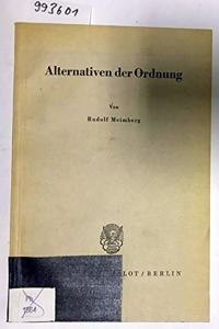 Alternativen Der Ordnung