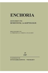 Enchoria 15 (1987)