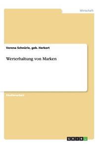 Werterhaltung von Marken