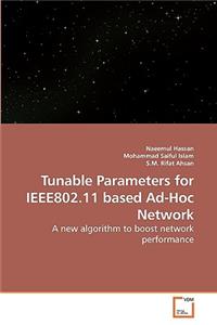 Tunable Parameters for IEEE802.11 based Ad-Hoc Network