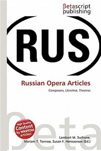 Russian Opera Articles